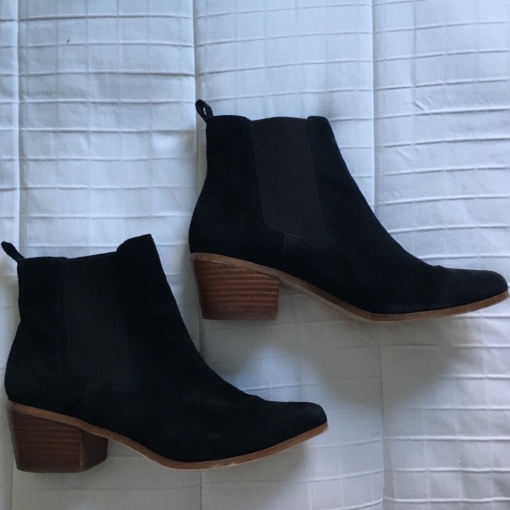 Topshop Suede Booties